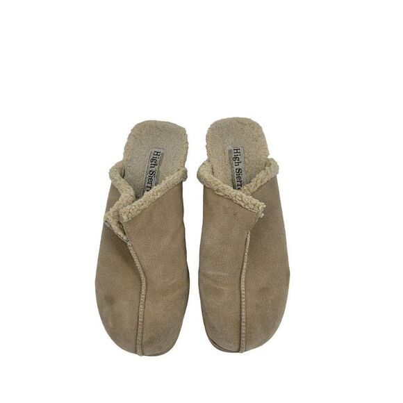 High Sierra Women's Clogs Leslie Leather Sherpa Lined Slide On Tan 9.5 - Picture 3 of 12